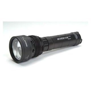 MicroFire PK 3500R Warrior III HID Tactical Flashlight, 35 Watt Rechargeable Adjustable Beam, Black: Sports & Outdoors