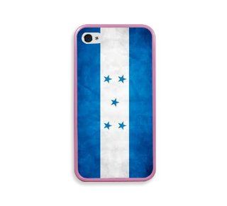 Honduras Flag Pink Silicon Bumper iPhone 4 Case Fits iPhone 4 & iPhone 4S: Cell Phones & Accessories