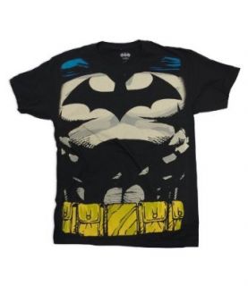 DC Comics Batman Muscle Costume T Shirt, Black, Large: Novelty T Shirts: Clothing