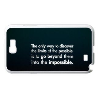 Inspirational Quotes Samsung Galaxy Note 2 N7100 Case Hard Plastic Samsung Galaxy Note 2 N7100 Case: Cell Phones & Accessories