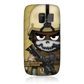 Head Case Designs Seal Military Babies Snap on Hard Back Case For Nokia Asha 302 Cell Phones & Accessories