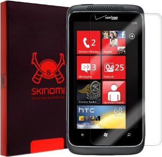 Skinomi TechSkin   HTC Trophy Screen Protector Premium HD Clear Film with Lifetime Replacement Warranty / Ultra High Definition Invisible and Anti Bubble Crystal Shield   Retail Packaging: Cell Phones & Accessories
