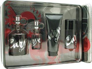 Curve Crush by Liz Claiborne for Men, Set (Cologne Spray 4.2 Ounce, Cologne Spray 0.5 Ounce, Skin Soother 3.4 Ounce, Deodorant Stick 2.6 Ounce) : Fragrance Sets : Beauty