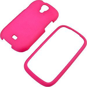 Hot Pink Rubberized Protector Case for Samsung Stratosphere II SCH i415: Cell Phones & Accessories
