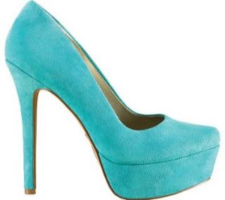 Jessica Simpson Women's Waleo Dress Shoes, Miami Green Kid Suede, 9 M US: Pumps Shoes: Shoes