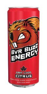Canadian Beaver Buzz CITRUS Energy Drink   16oz x 24pk (North American edition of BULLDOG BUZZ, same formula, same taste)  Grocery & Gourmet Food
