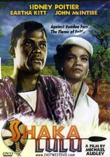 SHAKA LULU[SLIM CASE] W/ SIDNEY POITIER "AGAINST VOODOO FURY,,,THE FLAME OF FAITH EARTHA KITT JOHN McINTIRE SIDNEY POITIER, MICHAEL AUDLEY Movies & TV