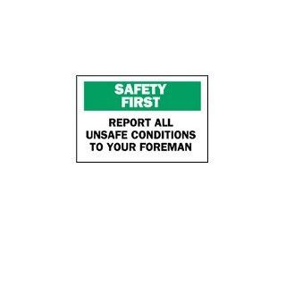 Safety Slogans Sign: Industrial Warning Signs: Industrial & Scientific