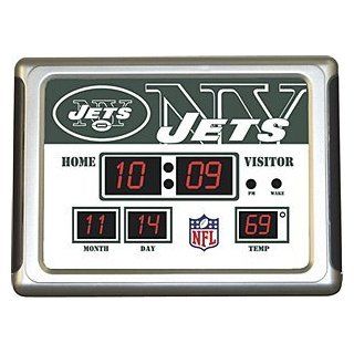 New York Jets Scoreboard Alarm Clock : Sports Fan Alarm Clocks : Sports & Outdoors