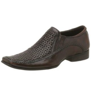 Kenneth Cole REACTION Men's Note Able Slip on,Brown,14 M: Shoes