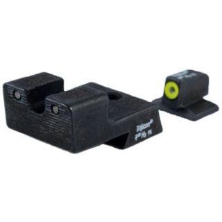 Trijicon 1911 Novak Cut HD Night Sight Set (Yellow Front Outline) : Laser Sights : Sports & Outdoors