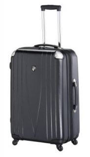 Heys USA Luggage 4Wd 26 Inch Hard Side Suitcase, Black, One Size Clothing