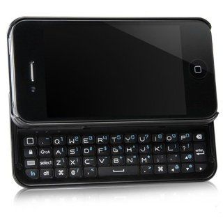 BoxWave Keyboard Buddy iPhone 4/4S Case   Bluetooth Keyboard Case with Integrated Apple Commands for Apple iPhone 4/4S (Jet Black) : MP3 Players & Accessories