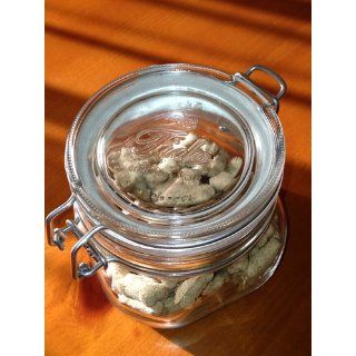 Bormioli Rocco Fido Round Clear Jar, 16.9 Ounce: Glass Jar Bormioli: Kitchen & Dining