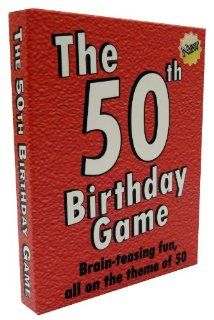 The 50th Birthday Game. Fun 50th birthday party idea, also a uniquely fun 50th birthday gift for men and for women.: Toys & Games