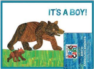 Eric Carle Birth Announce Boy: Eric Carle: 9780811876117: Books