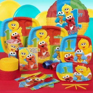 Sesame Street Beginnings 1st Birthday Standard Party Pack for 8 guests: Everything Else