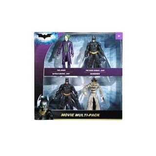 The Dark Knight Movie Multi 4 pack Batman. Joker, Scarecrow and Batman Begins: Toys & Games