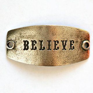 Believe   Small Brass Sentiment   Lenny & Eva: Jewelry Products: Jewelry