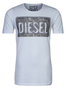 Diesel   Print T shirt   white