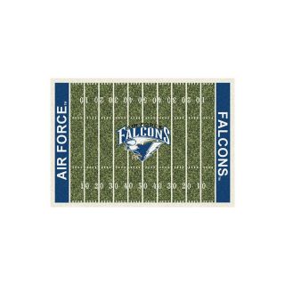 Milliken 7 ft 8 in x 10 ft 9 in Rectangular College Homefield Air Force Area Rug