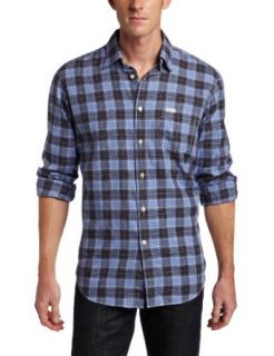 Faconnable Tailored Denim Men's Twill Plaid and Chambray Shirt, Multi Dom Marron, Medium at  Mens Clothing store: Button Down Shirts