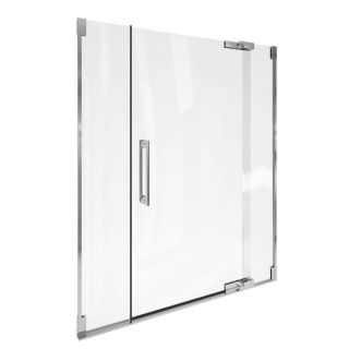 KOHLER 57 1/4 in to 59 3/4 in Frameless Pivot Shower Door