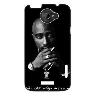 Personalized Custom Hard Protective Case For HTC One X Most Popular Hip Hop Music Artists Singer And Actor In American History   Super Cool Tupac 2Pac Smoke " Who Can Stop Is Me " Phone Case: Cell Phones & Accessories