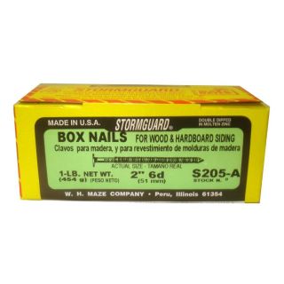 Maze Nails 194 Count 12 1/2 Gauge 2 in Hot Dipped Galvanized Hardboard Siding Nails