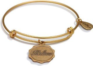 Bella Ryann Gold Believe Bangle 10616: Bangle Bracelets: Jewelry