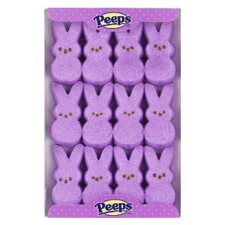 Marshmallow Peeps Purple Easter Bunnies, 2 Packs : Grocery & Gourmet Food