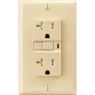 Cooper Wiring Devices 20 Amp Ivory Decorator GFCI Electrical Outlet