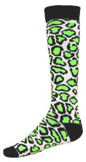 Red Lion Leopard Print Athletic Socks FLUORESCENT GREEN 9 11 (NOT SHOE SIZE  SEE SIZES BELOW) Sports & Outdoors