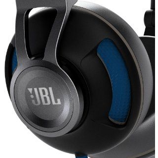 JBL Synchros S300 Premium On Ear Stereo Headphones with Apple 3 Button Remote, Black/Blue: Electronics