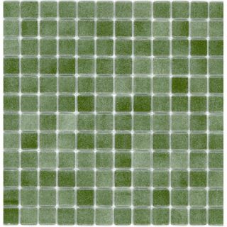 Elida Ceramica Recycled Frog Glass Mosaic Square Indoor/Outdoor Wall Tile (Common: 12 in x 12 in; Actual: 12.5 in x 12.5 in)