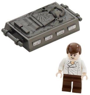 Han Solo and Carbonite (Return Of The Jedi)   LEGO Star Wars Minifigure (Appr Toys & Games