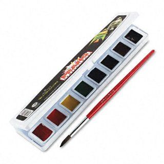 Professional Watercolors, 8 Assorted Colors,Half Pans: Office Products