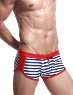 SEOBEAN Mens Low Rise Sexy Swimwear Boxer Brief Trunks 2210 at  Mens Clothing store