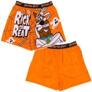 Scooby Doo Halloween Boxer Shorts for Men S: Clothing
