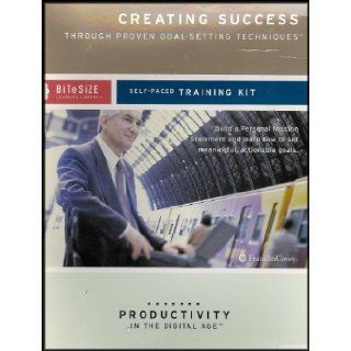 Creating Success Through Proven Goal Setting Techniques Build a Personal Mission Statement and Learn How to Set Meaningful, Actionable Goals [Self Paced Training Kit/Productivity in the Digital Age] (Contains CD ROM/Audio CD/Booklet) Franklin Covey Staff