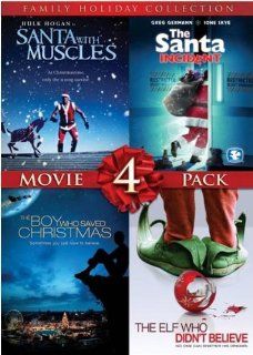 4 Film Family Holiday Movie Collection (Santa With Muscles / The Santa Incident / The Boy Who Saved Christmas / The Elf Who Didn't Believe): Ione Skye, Greg Germann, Hulk Hogan, Mila Kunis, N/a: Movies & TV
