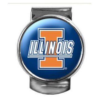 Illinois Fighting Illini Great American Products 35mm Money Clip at  Mens Clothing store