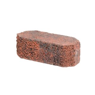 Oldcastle Fulton Red/Charcoal Double Split Retaining Wall Block (Common: 12 in x 4 in; Actual: 12 in x 4 in)
