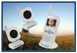 "THE HOME SENTINEL" Digital Wireless 2 Camera Handheld Baby Monitor: GUARANTEED FREE FROM INTERFERENCE!!! : Baby Audio Visual Monitors : Baby