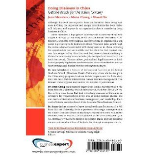 Doing Business in China (International Business): Jane Menzies: 9781606493441: Books