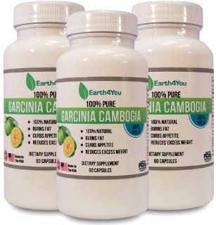 Garcinia Cambogia Extract; Lose weight w/ this natural appetite suppressant and fat buster; Diet and exercise plus Garcinia Cambogia has been shown to increase weight loss by 2 3 times; Each capsule contains 800mg of 100% PURE Extract Plus Potassium and Ca