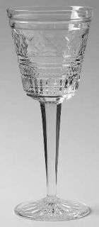 Waterford Jaipur Wine Glass   Clear,Cut Geometric/Mosaic Design