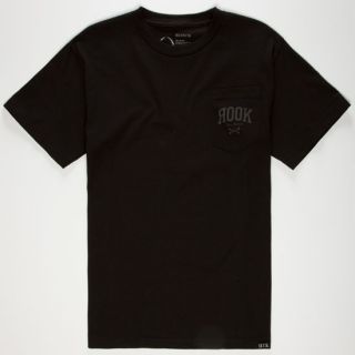Daily Mens Reflective Pocket Tee Black In Sizes Xx Large, X Large, Large,