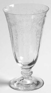 Fostoria Corsage Clear Juice Glass   Stem #6014,  Etch #325, Floral