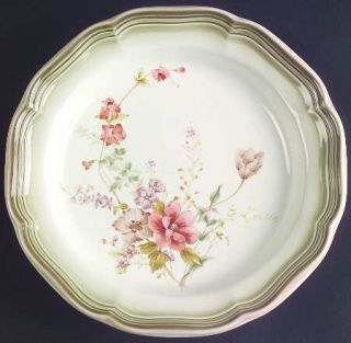 Mikasa Autumn Vale Salad Plate, Fine China Dinnerware   Country Estate,Pink & Gr
